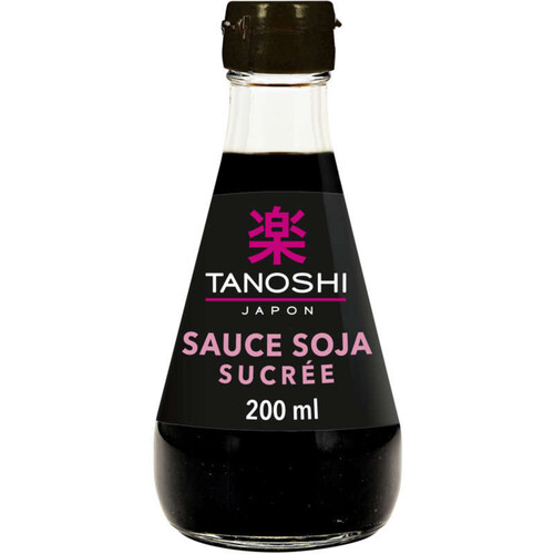Tanoshi Japon Sauce Soja Sucrée Sans Glutamate Ajouté 200ml.