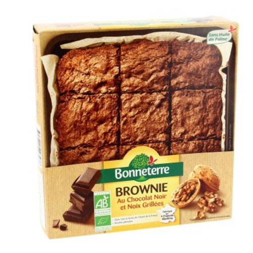 [Par Naturalia] Bonneterre Brownie Chocolat Noir & Noix 285G Bio