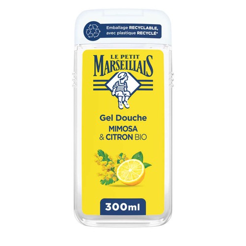 Le Petit Marseillais Gel Douche mimosa & citron Bio 300ml