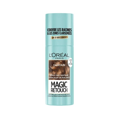 Magic Retouch Spray Retouche Racines Châtain 75ml