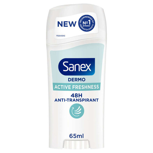 Sanex déodorant protection anti-traces invisible dermo 65ml