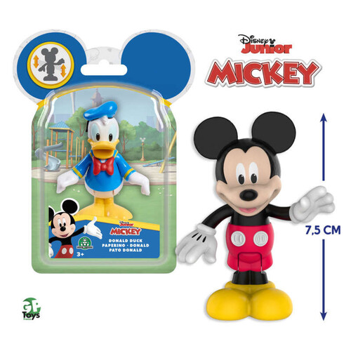 Mickey - Blister 1 Figurine Articulée 7,5 cm - Asst