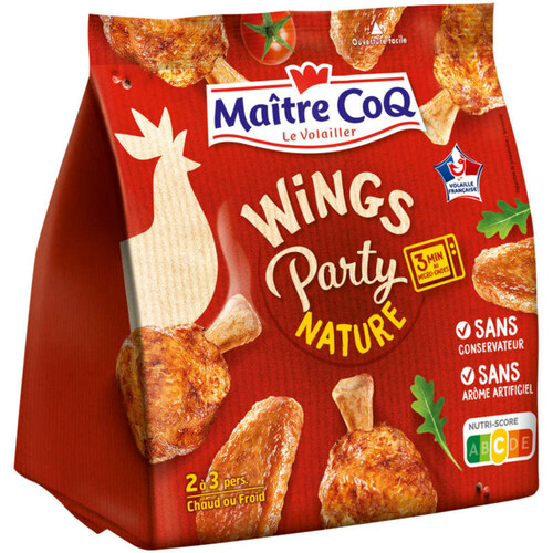 Maître Coq Wings Party Nature 400g