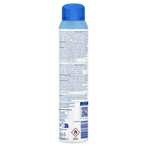 Sanex Derma Care+ Extra Control Anti-transpirant 72 h Spray 200ml