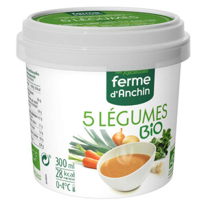 Ferme d'Anchin soupe 5 légumes Bio 300ml