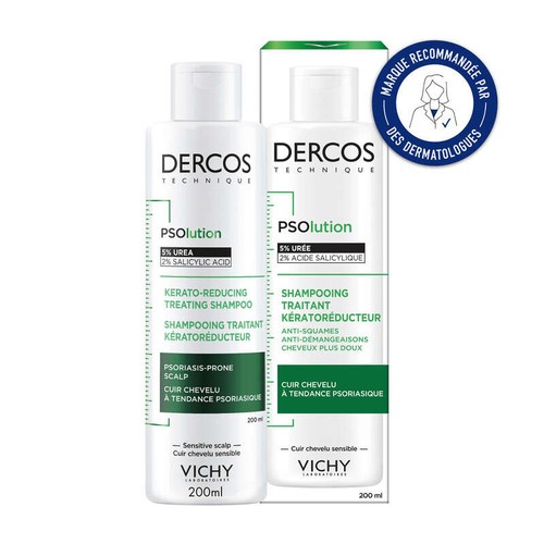 [Para] Dercos PSOlution Shampooing Traitant Kératoréducteur 200ml