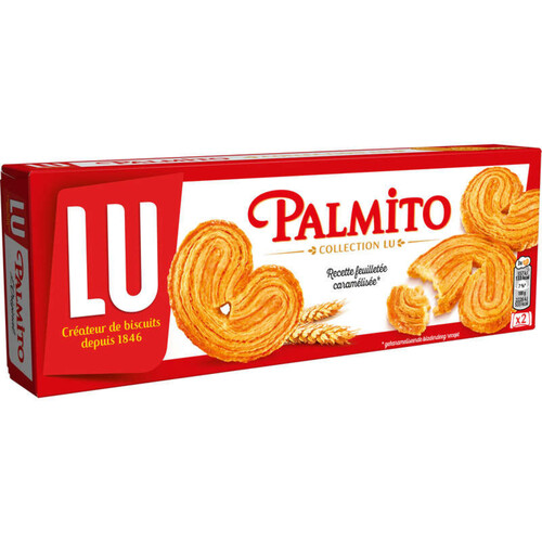 Lu Palmito Biscuits feuilletés Caramélisées 100g