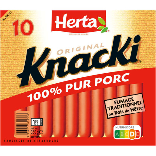 Herta Knacki Original x10 350g