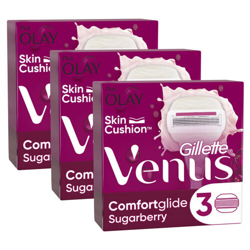 Gillette Venus lames de rasoir swirl sugarberry x9 recharges