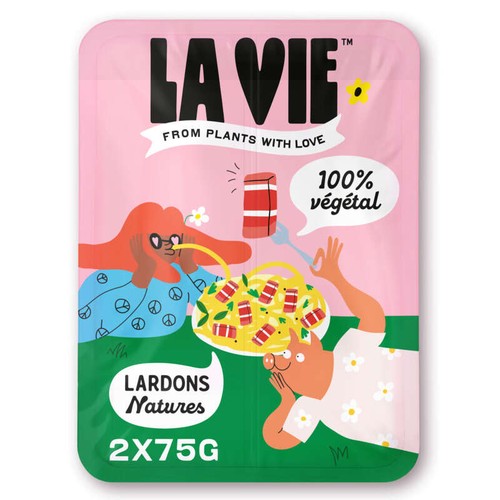 La Vie Lardon Végétaux Nature 150g