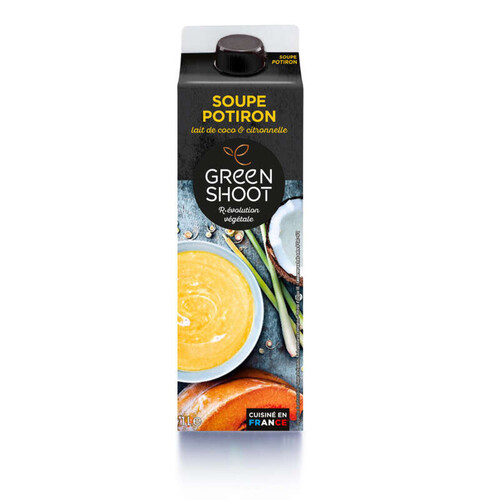 Greenshoot Soupe De Potiron Au Lait De Coco Et À La Citronnelle 1 L