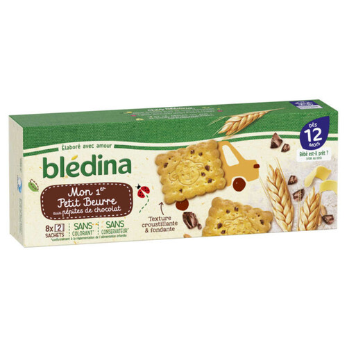 Bledina Mon 1Er Petit Beurre Pépites De Chocolat 133G Dès 12 Mois