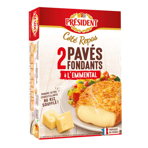 Président Pavés Fondants à l'Emmental 2x100g