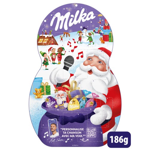 Milka Calendrier de l’avent père noël 186g