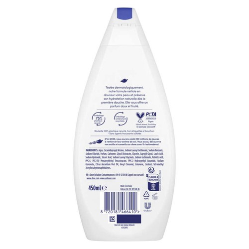 Dove Gel Douche Hydratant 450ml