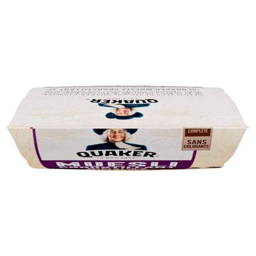 Quaker - Céréales muesli myrtilles & baies de goji - Le sachet de 500g