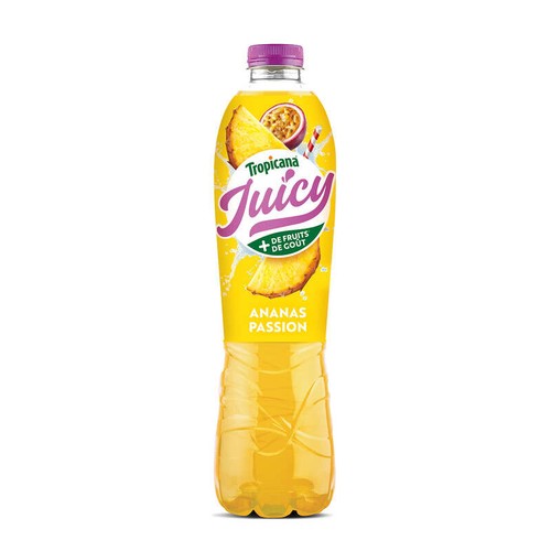 Topicana Juicy Boisson aux fruits Ananas Passion 1,5L
