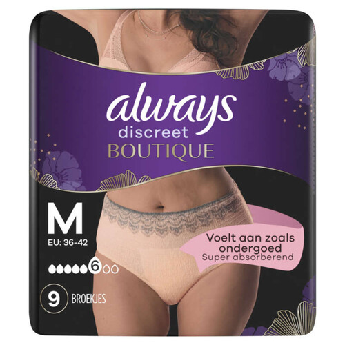 Always Discreet Culottes Pour Fuites Urinaires Boutique 6  M x9