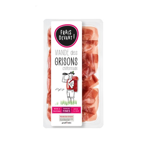 Frais Devant Viande des Grisons en Chiffonnade 60g