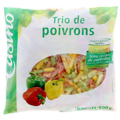 Casino Trio De Poivrons - Sans Résidus De Pesticides - 600G