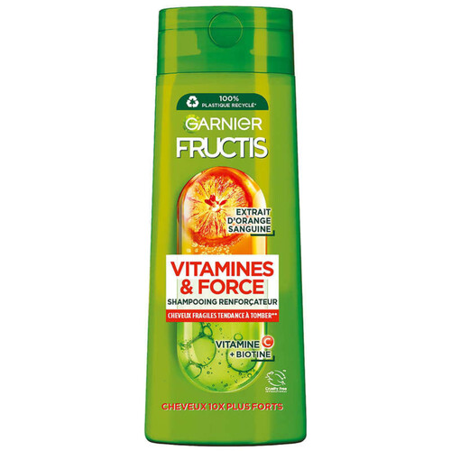 Fructis Shampooing Anti-Casse Cheveux Fragiles Vitamines & Force 250ml