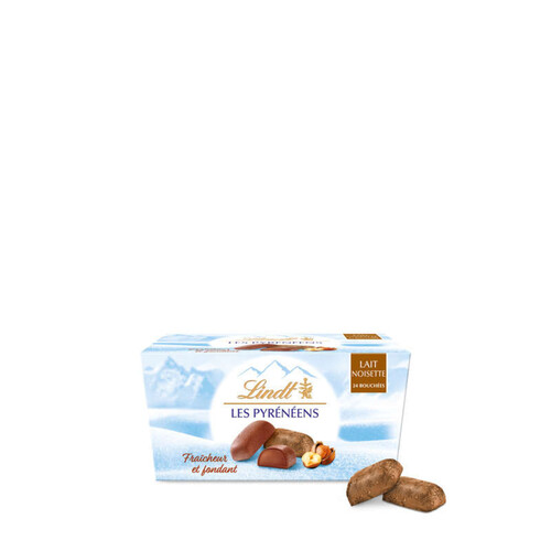 Lindt Les Pyrénéens Fraîcheur Et Fondant Lait Noisettes 175g