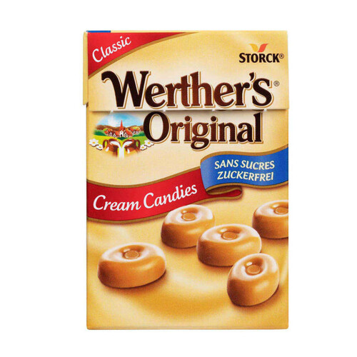 Werther'S Original Bonbons À La Crème Sans Sucres 42G