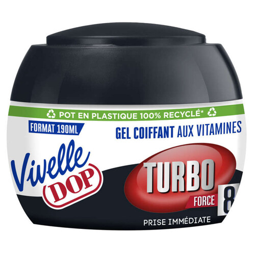 Vivelle Dop Gel Coiffant aux Vitamines Turbo Force8 190ml