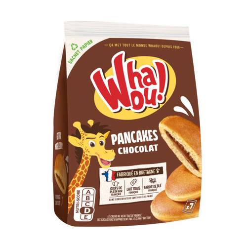 Whaouh! Pancakes Chocolat x7 - 259g