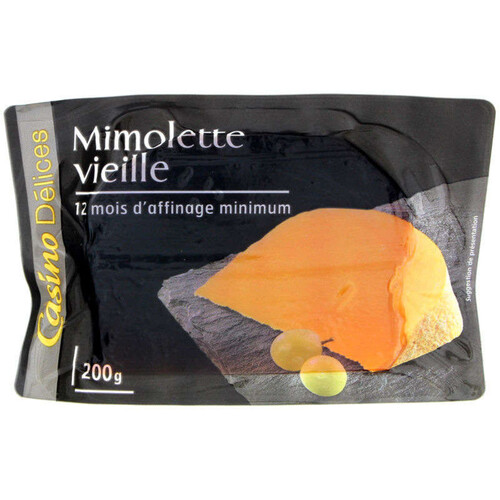 Casino Delices Mimolette vieille - Fromage - 200g