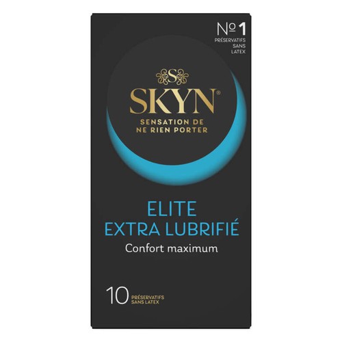 Manix Skyn Préservatifs Sans Latex Elite Extra Lubrifié x10