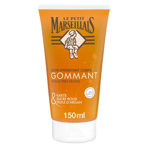 Le Petit Marseillais Soin hydratant gommant au karité, sucre et argan 25cl