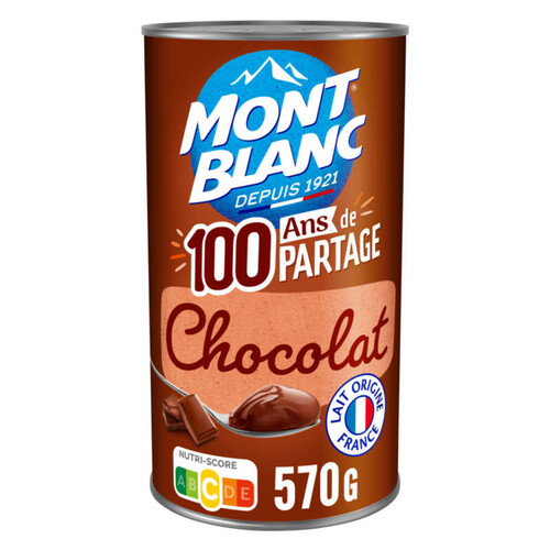 Mont Blanc Crème dessert Chocolat extra fin 570g