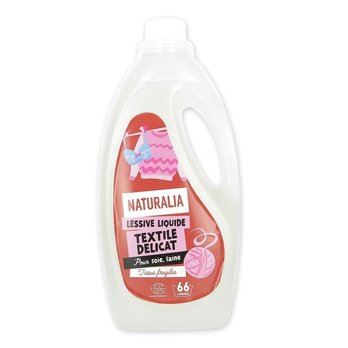 Naturalia Lessive Liquide Textile Délicat 2L