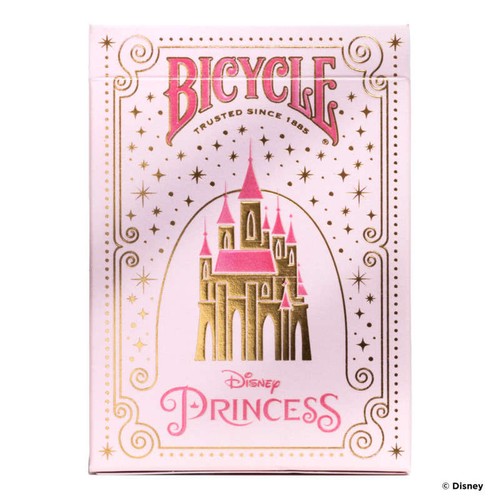 Bicycle Jeu de 54 Cartes Princess Disney rose bleu
