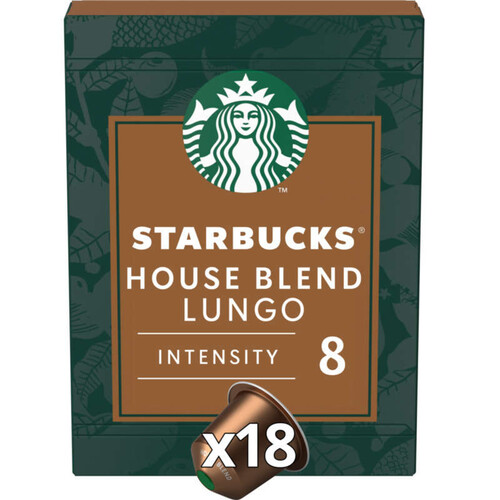 Starbucks by nespresso house blend lungo x18 103g