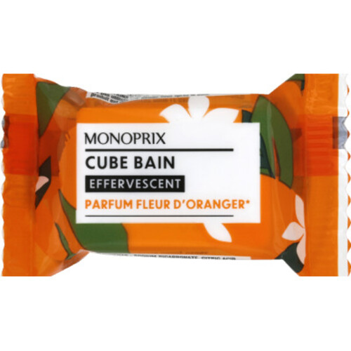 Monoprix Cube De Bain Fleur D'Oranger 18G