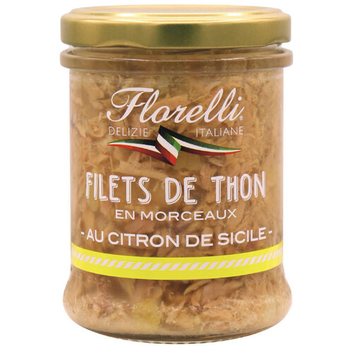 Florelli filets de thon au citron de sicile 195g