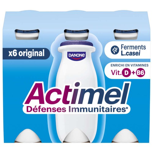 Actimel Yaourt À Boire Nature 6x100g