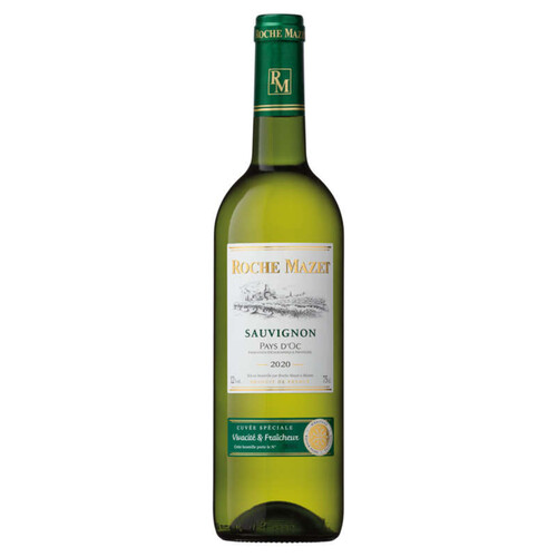 Roche Mazet Vin de pays d'Oc IGP, blanc 75cl