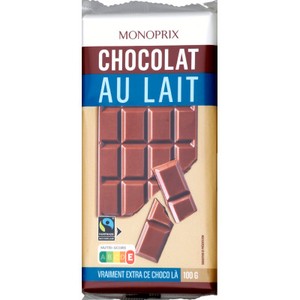 Monoprix Chocolat au lait  3x100g
