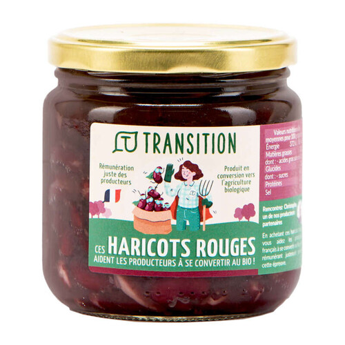 Transition haricots rouges cuits - conversion bio 265g