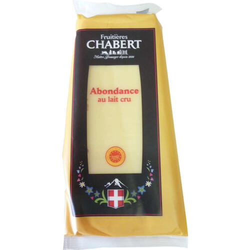 Chabert abondance au lait cru aop fruitières 250g