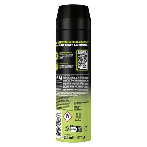 Axe Suprême Déodorant Homme Spray Epic Fresh 48h Fraîcheur & Parfum 200ml