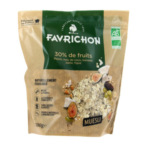 [Par Naturalia] Favrichon Muesli 30% de Fruits 500g