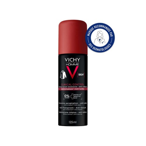 Vichy Homme Clinical Control Anti-Transpirant 125ml