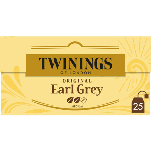 Twinings Thé Original Earl Grey 25 Sachets 50g
