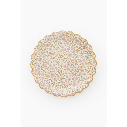 Monoprix Assiettes Fleurs