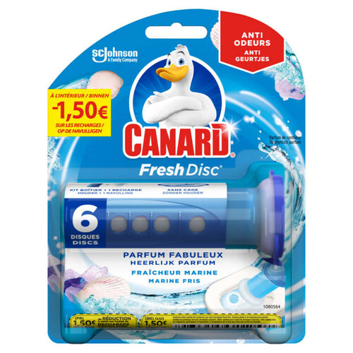 Canard Wc Bloc WC applicateur disques gel, fraicheur marine