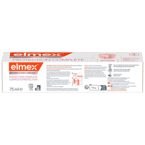 Elmex Dentifrice Anti-Caries Protect Complète 75ml